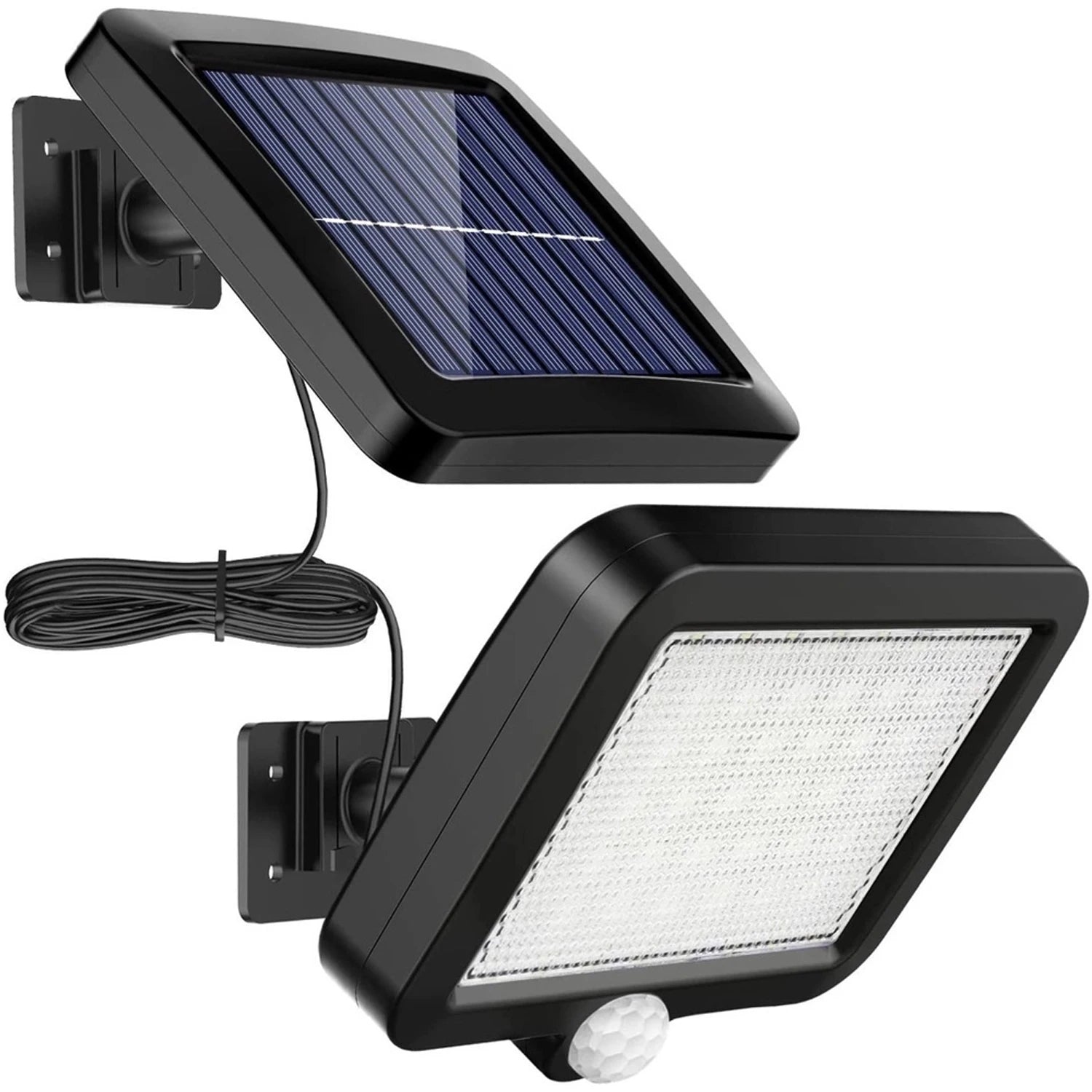 Luminária Solar  Led Luz de Jardim de Parede com Sensor de Presença com 3 Funções